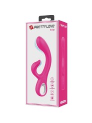 PRETTY LOVE FRITZ VIBRADOR RABBIT 12 VIBRACIONES ROSA