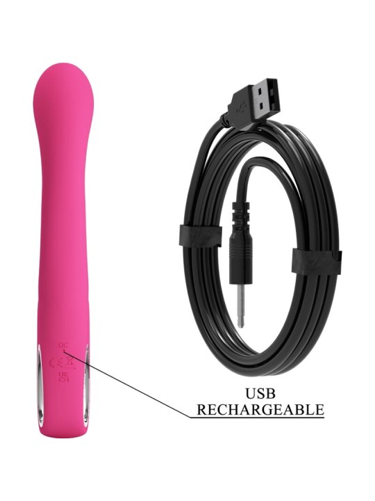 PRETTY LOVE NOVAK VIBRADOR RABBIT 12 VIBRACIONES ROSA