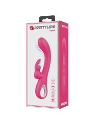 PRETTY LOVE NOVAK VIBRADOR RABBIT 12 VIBRACIONES ROSA