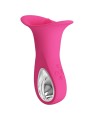 PRETTY LOVE CLYDE VIBRADOR ORAL LENGUA VIBRADORA 12 VIBRACIONES ROSA
