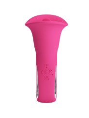 PRETTY LOVE CLYDE VIBRADOR ORAL LENGUA VIBRADORA 12 VIBRACIONES ROSA