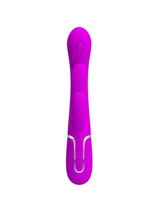 PRETTY LOVE SHANIA TRIPLE VIBRADOR RABBIT MULTIFUNCION ROSA