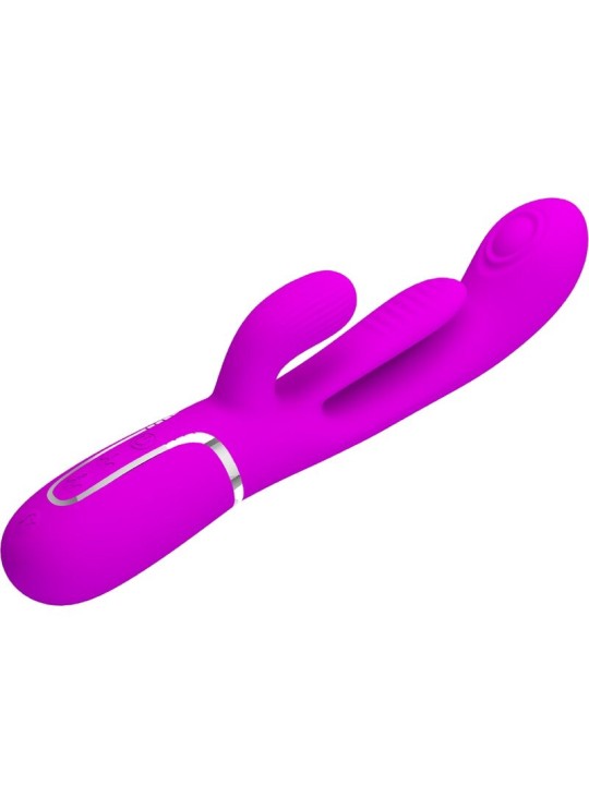 PRETTY LOVE SHANIA TRIPLE VIBRADOR RABBIT MULTIFUNCION ROSA