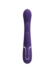 PRETTY LOVE SHANIA TRIPLE VIBRADOR RABBIT MULTIFUNCION MORADO