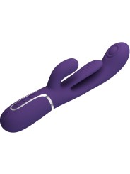 PRETTY LOVE SHANIA TRIPLE VIBRADOR RABBIT MULTIFUNCION MORADO