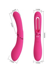 ROMANCE LEXIE VIBRADOR PUNTO G 7 VIBRACIONES ROSA
