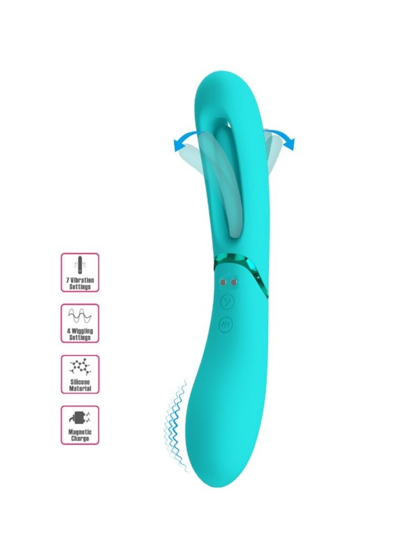 ROMANCE LEXIE VIBRADOR PUNTO G 7 VIBRACIONES AZUL