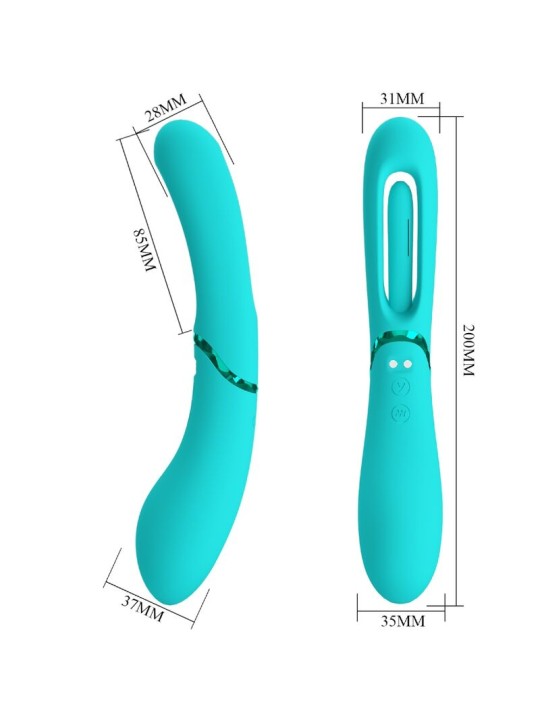 ROMANCE LEXIE VIBRADOR PUNTO G 7 VIBRACIONES AZUL