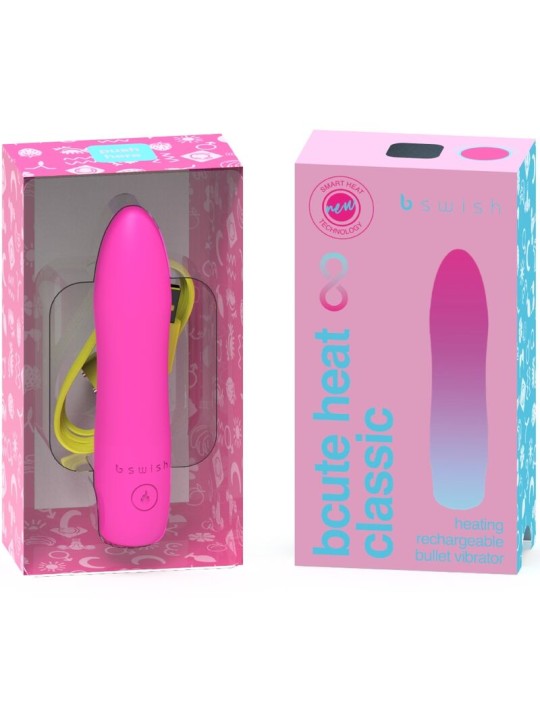 B SWISH BCUTE INFINITE HEAT CLASSIC VIBRADOR CALENTABLE ROSA