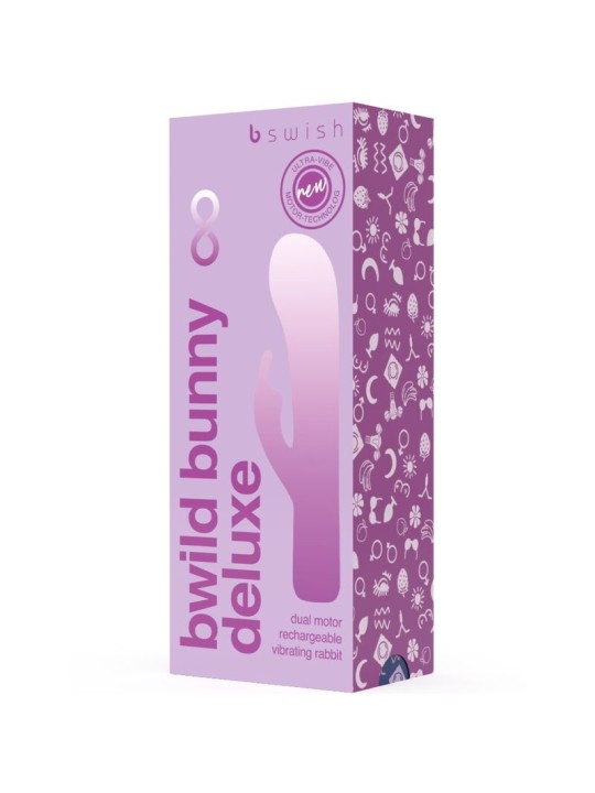 B SWISH BWILD BUNNY INFINITE DELUXE VIBRADOR RABBIT 10 VIBRACIONES MORADO