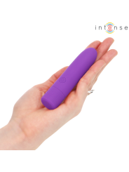 INTENSE SYMONE BALA VIBRADORA RECARGABLE POR USB 8 VIBRACIONES MORADO 10 X 22 CM