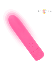 INTENSE SYMONE BALA VIBRADORA RECARGABLE POR USB 8 VIBRACIONES ROSA 10 X 22 CM