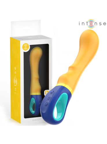 INTENSE SHAGGY VIBRADOR PUNTO G AMARILLO