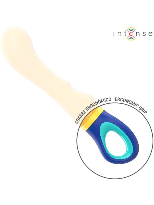 INTENSE SHAGGY VIBRADOR PUNTO G AMARILLO