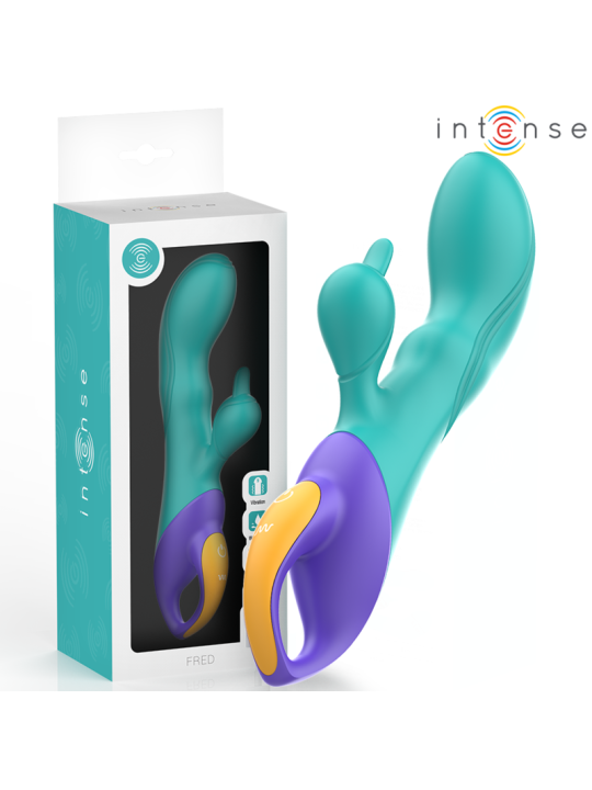 INTENSE FRED VIBRADOR RECARGABLE RABBIT AZUL
