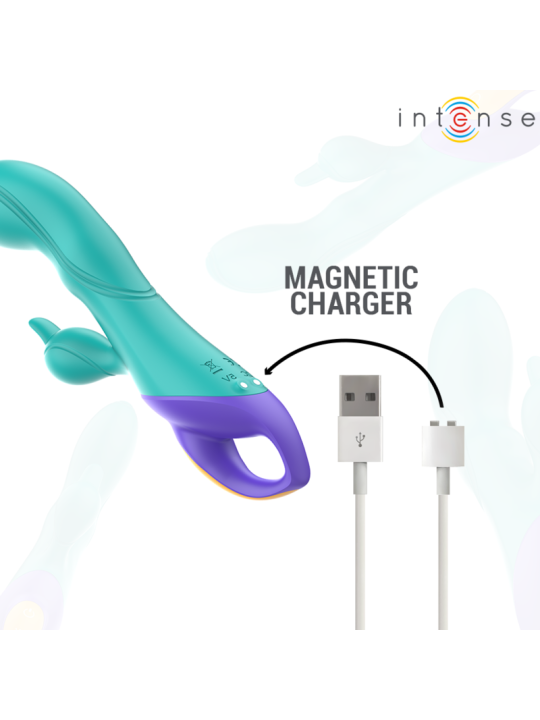 INTENSE FRED VIBRADOR RECARGABLE RABBIT AZUL