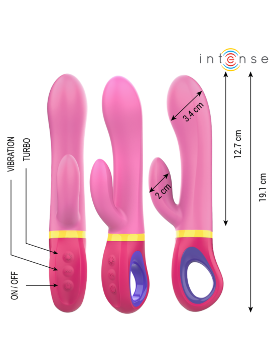 INTENSE DAPHNE VIBRADOR RABBIT ROSA