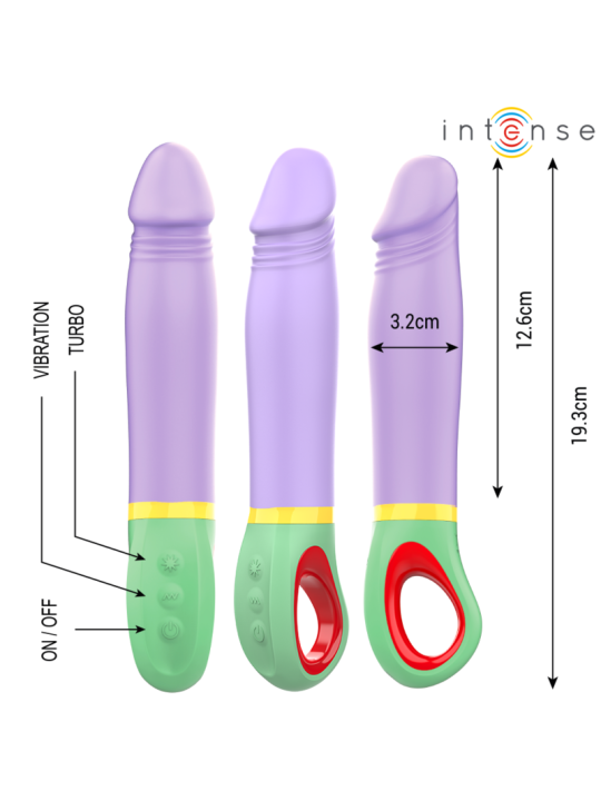 INTENSE VELMA VIBRADOR CLASICO MORADO