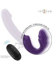 INTENSE JILL VIBRADOR DOBLE 20 CM VIOLETA CONTROL REMOTO
