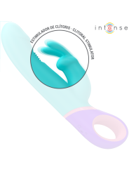 INTENSE MONICA VIBRADOR RABBIT CON ESTIMULADOR ROTATORIO DEL PUNTO G AZUL
