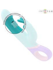 INTENSE MONICA VIBRADOR RABBIT CON ESTIMULADOR ROTATORIO DEL PUNTO G AZUL