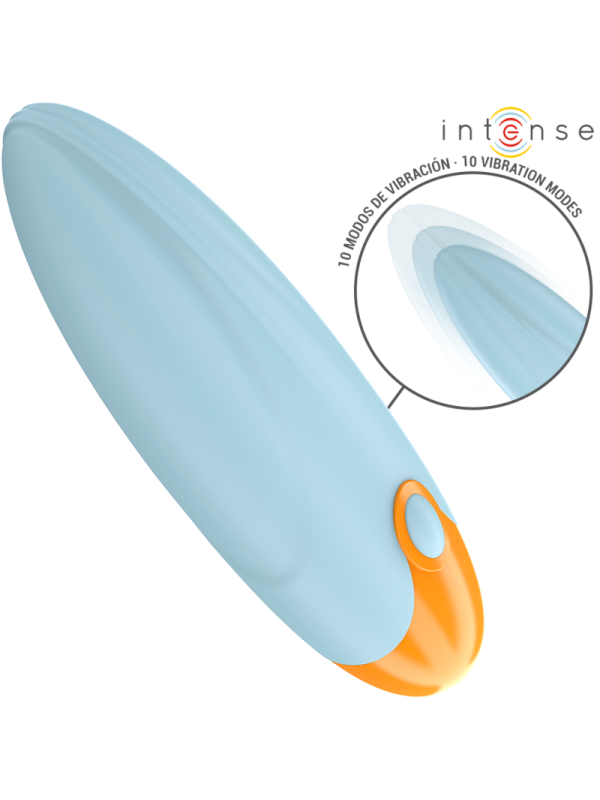 INTENSE MIKE BALA VIBRADORA 10 VIBRACIONES AZUL