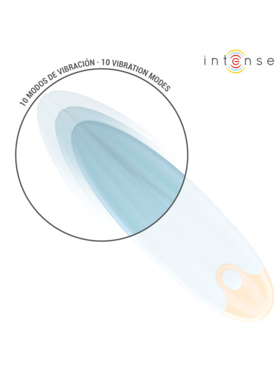 INTENSE MIKE BALA VIBRADORA 10 VIBRACIONES AZUL