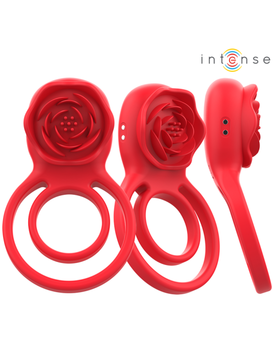 INTENSE GAIL ROSA ESTIMULADORA 10 VIBRACIONES ROJO CONTROL REMOTO