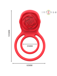 INTENSE GAIL ROSA ESTIMULADORA 10 VIBRACIONES ROJO CONTROL REMOTO