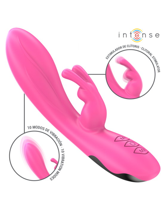INTENSE RANDALL VIBRADOR RABBIT 10 VIBRACIONES ROSA