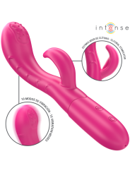 INTENSE AMARA VIBRADOR CON LENGUA ESTIMULADORA 10 VIBRACIONES ROSA