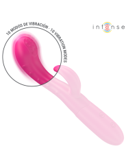 INTENSE AMARA VIBRADOR CON LENGUA ESTIMULADORA 10 VIBRACIONES ROSA