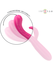 INTENSE AMARA VIBRADOR CON LENGUA ESTIMULADORA 10 VIBRACIONES ROSA