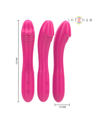 INTENSE BELINDA VIBRADOR 19 CM FLEXIBLE 10 VIBRACIONES ROSA