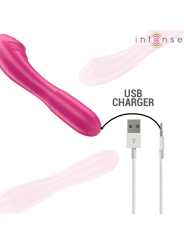 INTENSE BELINDA VIBRADOR 19 CM FLEXIBLE 10 VIBRACIONES ROSA