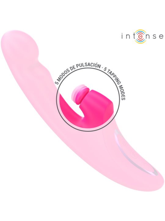 INTENSE EMI VIBRADOR 135 CM MULTIFUNCION 3 EN 1 10 VIBRACIONES ROSA