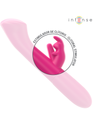 INTENSE JULIETA VIBRADOR RABBIT 186 CM 10 VIBRACIONES ROSA