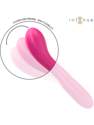 INTENSE LISETTE VIBRADOR 19 CM FLEXIBLE 10 VIBRACIONES ROSA