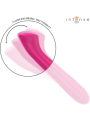 INTENSE PATY VIBRADOR 19 CM FLEXIBLE 10 VIBRACIONES MODELO 2 ROSA