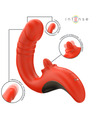 INTENSE PAULINA VIBRADOR ESTIMULADOR EN FORMA DE U ROJO
