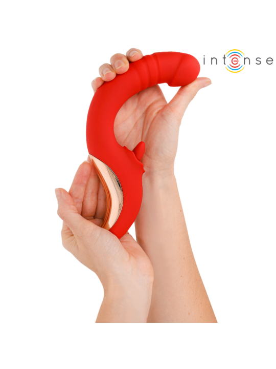 INTENSE PAULINA VIBRADOR ESTIMULADOR EN FORMA DE U ROJO
