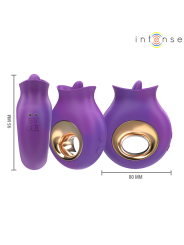 INTENSE TULI ESTIMULADOR CLITORIS 9 VIBRACIONES 9 OSCILACIONES MORADO