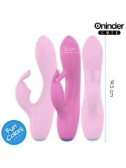 ONINDER CUTE LOVE BUNNY VIBRADOR PUNTO G Y CLITORIS APP MUNDIAL GRATUITA