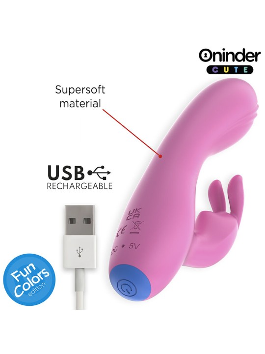 ONINDER CUTE LOVE BUNNY VIBRADOR PUNTO G Y CLITORIS APP MUNDIAL GRATUITA