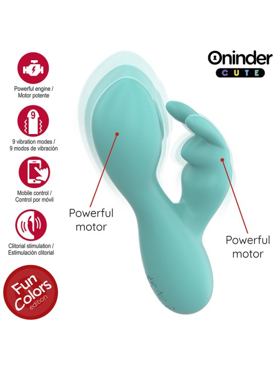 ONINDER CUTE LOVE BUNNY VIBRADOR PUNTO G Y CLITORIS APP MUNDIAL GRATUITA