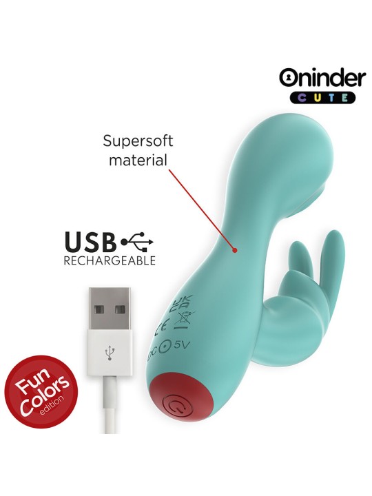 ONINDER CUTE LOVE BUNNY VIBRADOR PUNTO G Y CLITORIS APP MUNDIAL GRATUITA