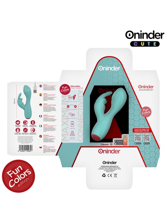 ONINDER CUTE LOVE BUNNY VIBRADOR PUNTO G Y CLITORIS APP MUNDIAL GRATUITA
