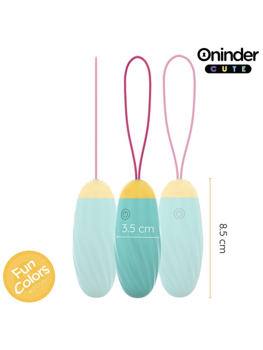 ONINDER CUTE LOVE PLEASURE HUEVO VIBRO GEMAS ROTADORAS SILICONA APP MUNDIAL GRATUITA