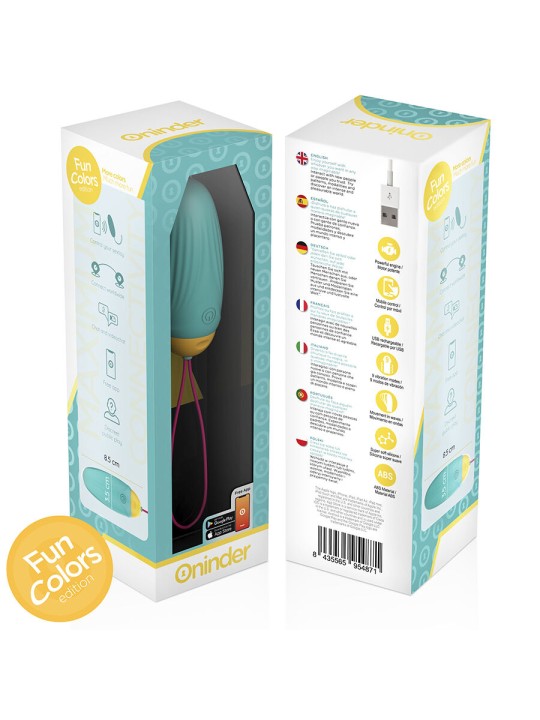 ONINDER CUTE LOVE PLEASURE HUEVO VIBRO GEMAS ROTADORAS SILICONA APP MUNDIAL GRATUITA