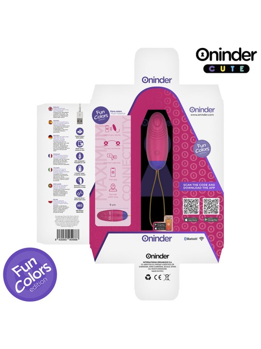 ONINDER CUTE LOVE PLEASURE HUEVO VIBRO WAVE TAPPING SILICONA APP MUNDIAL GRATUITA